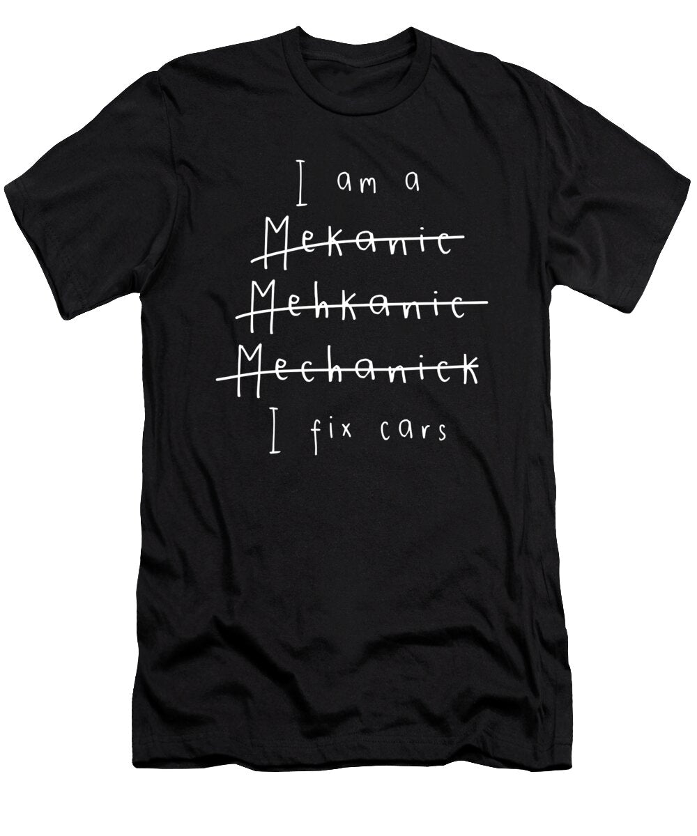 Wrench Repair Workshop Screwdriver Car Mechanic Gift Thomas Larch T-Shirt
