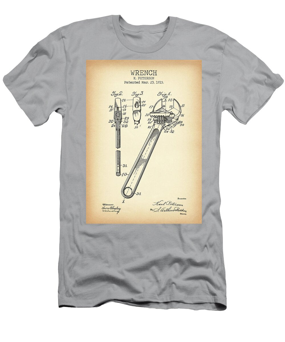 Wrench Vintage Patent Denny H T-Shirt
