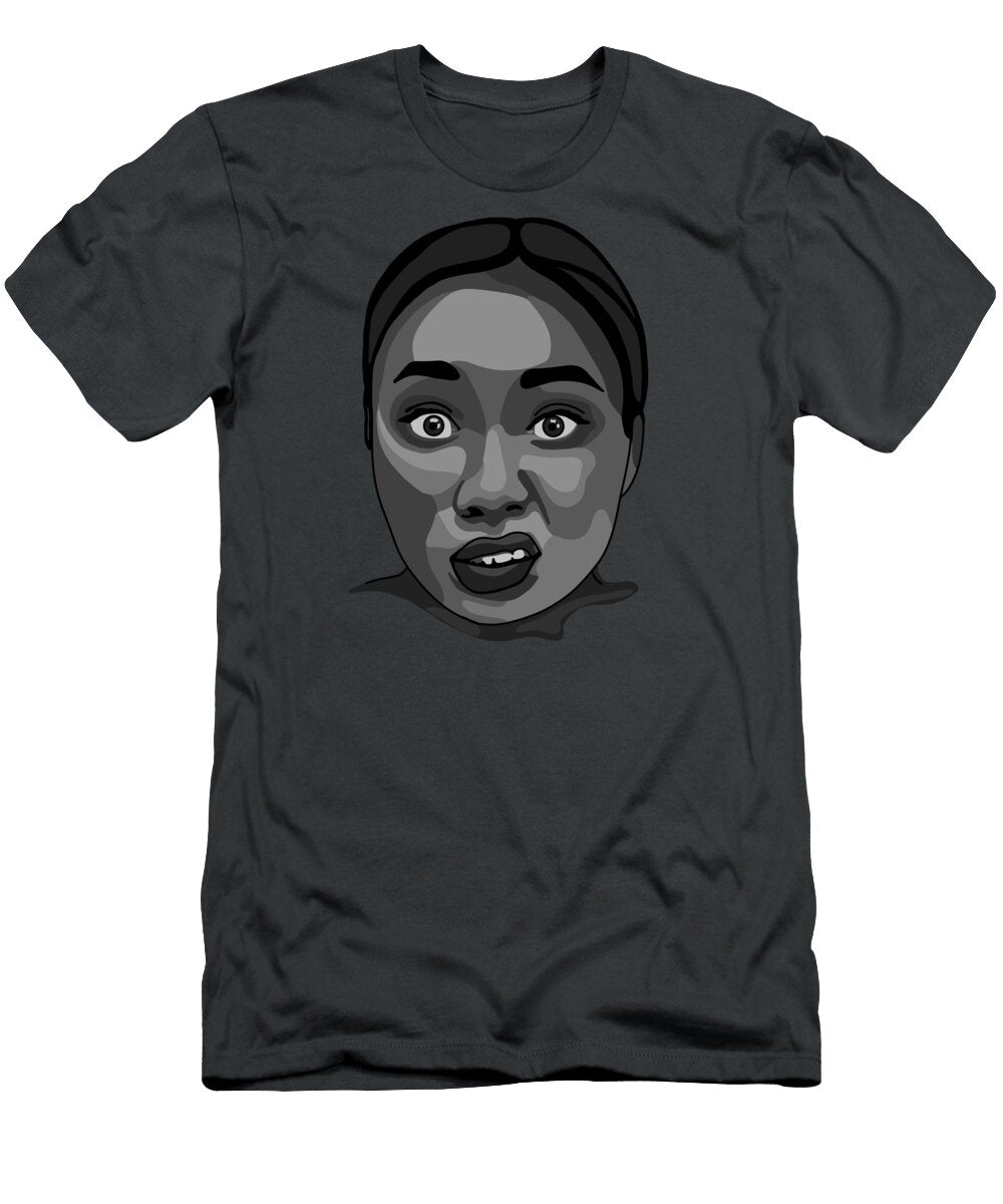 Wtf Shocked and Confused Woman Heather Sawyer T-Shirt