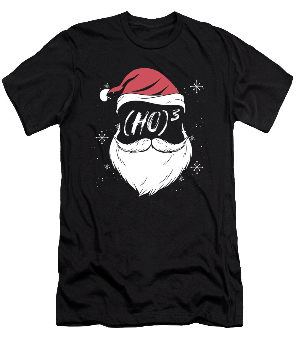 Xmas Present Math Teacher Christmas Puns Santa Ho3 Florian Dold Art T-Shirt