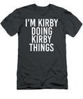 Y Doing Kirby Things Funny Birthday Name Seth Lemar T-Shirt