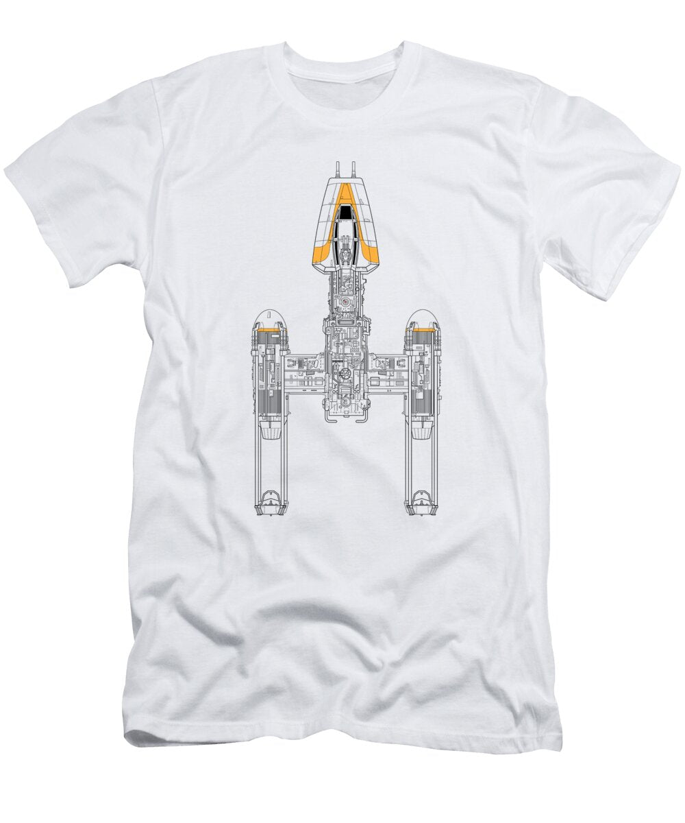 Y Wing Fighter I Nathan Shegrud T-Shirt