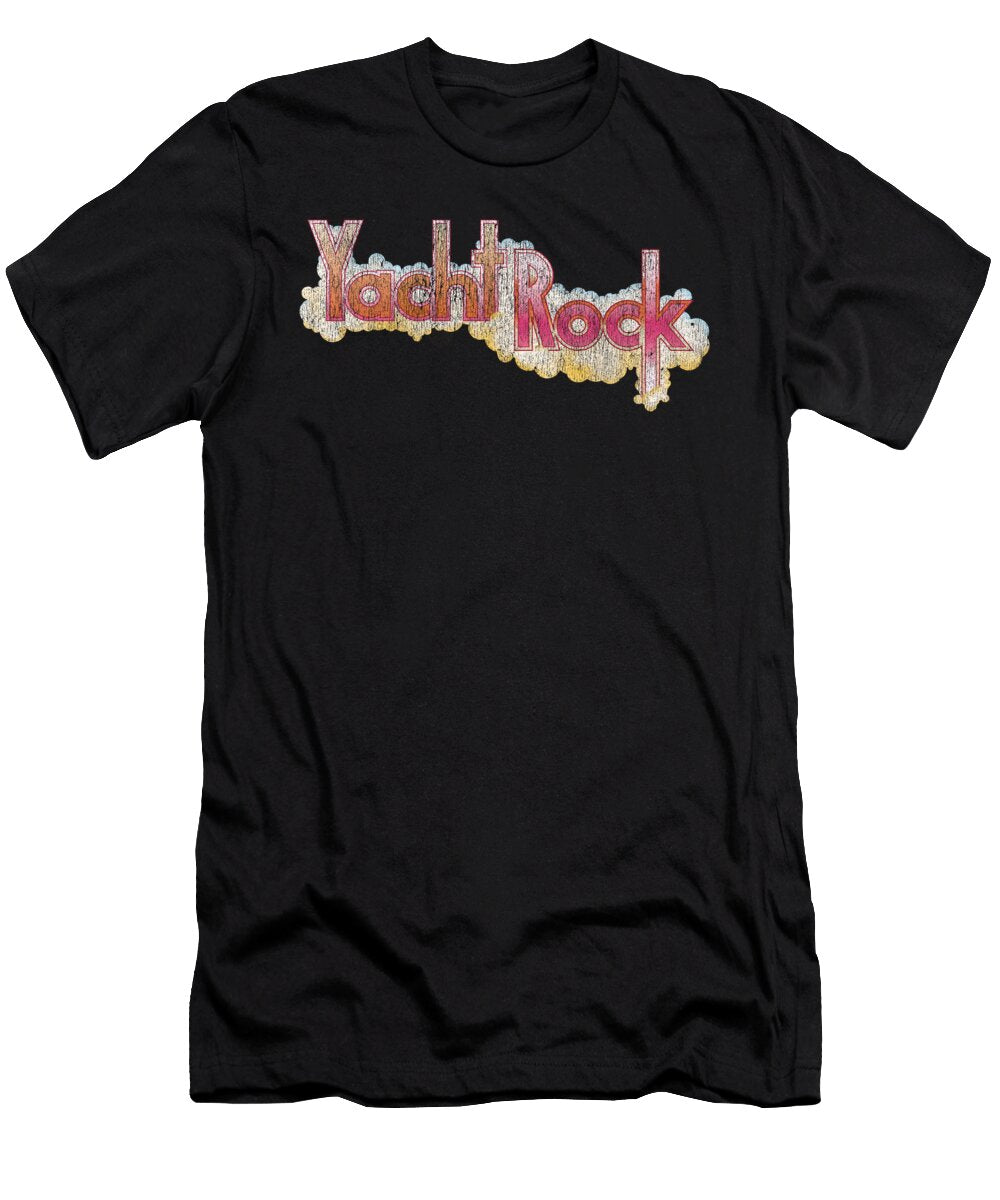 Yacht Rock Forever 70s Retro Faded Print Deluxe Chimp T-Shirt