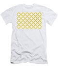 Yellow and White Minimal Floral Flower Pattern Pairs De 2022 Popular Color Candelabra De5431 Petite Pattern Minimal Graphic Designs T-Shirt