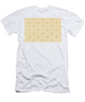 Yellow and White Modern Stripe Cube Tile Pattern 2 Petite Pattern Minimal Graphic Designs T-Shirt