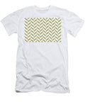 Yellow and White Pretty Herringbone Pattern Pairs De 2022 Popular Color Even Growth De5494 Petite Pattern Minimal Graphic Designs T-Shirt