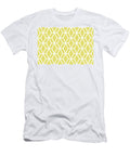 Yellow and White Tessellation Line Pattern 16 Pairs Dulux 2022 Popular Colour Lemon Jester Petite Pattern Minimal Graphic Designs T-Shirt