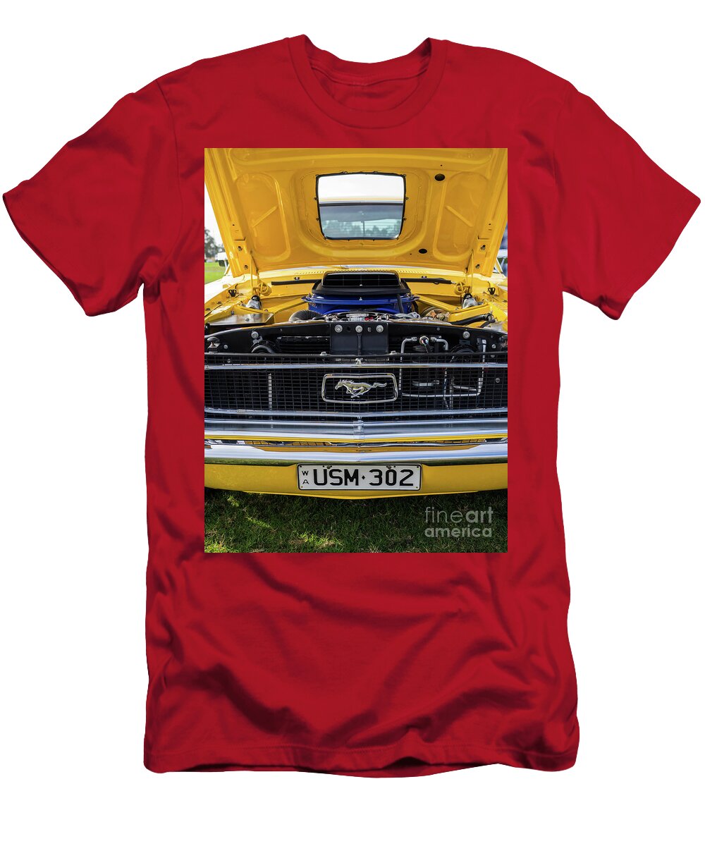 Yellow Ford Mustang 02 Rick Piper Photography T-Shirt