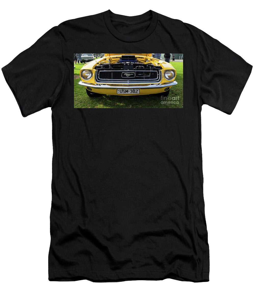 Yellow Ford Mustang 03 Rick Piper Photography T-Shirt