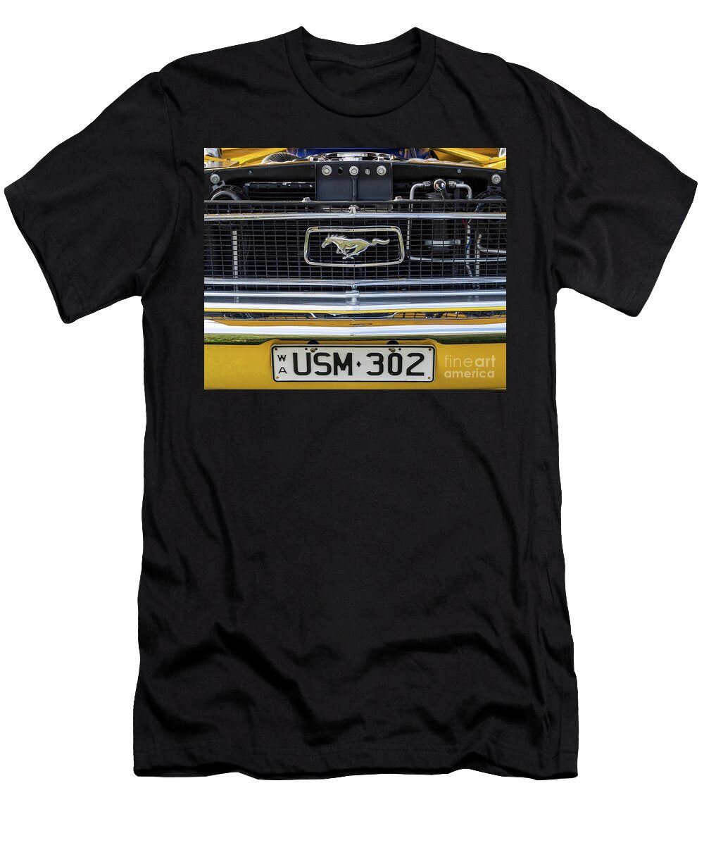 Yellow Ford Mustang 04 Rick Piper Photography T-Shirt