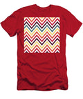 Yellow Orange Coral Red Chevron Bimbys Collections T-Shirt