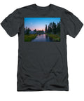 Yellowstone National Park Sunset and Moon Michael Ver Sprill T-Shirt