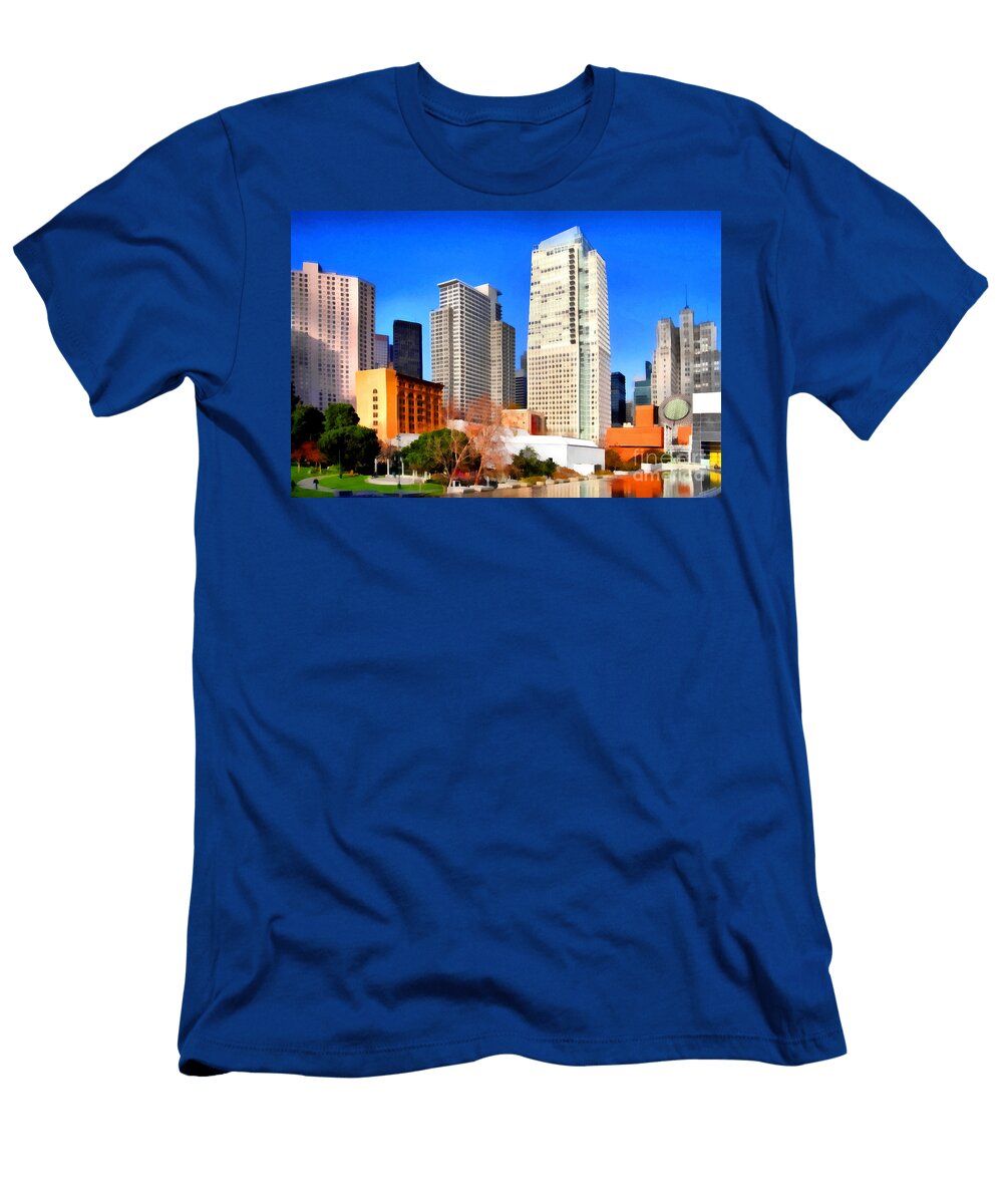 Yerba Buena Garden in San Francisco California 7d4262 Wingsdomain Art and Photography T-Shirt