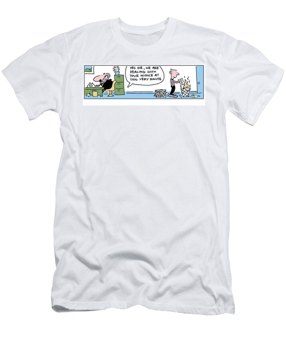 Yes Sir We Are Dealing with Your Invoice At This Mike Flanagan T-Shirt