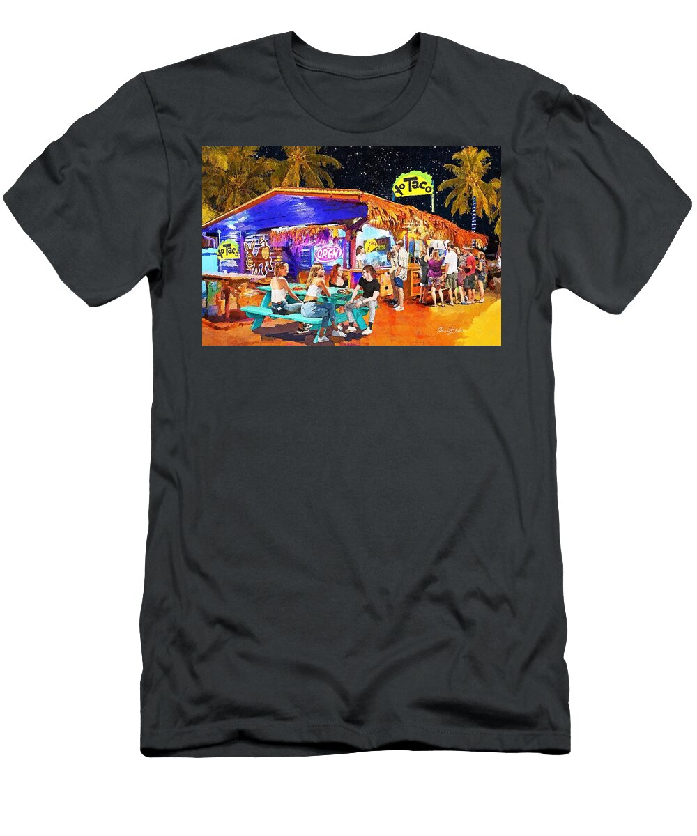 Yo Taco Fort Myers Beach Florida Garry Krebs T-Shirt
