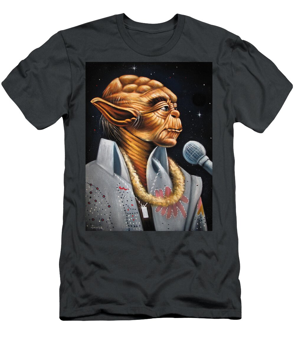Yoda As Rock Star Elvis Jorge Terrones T-Shirt