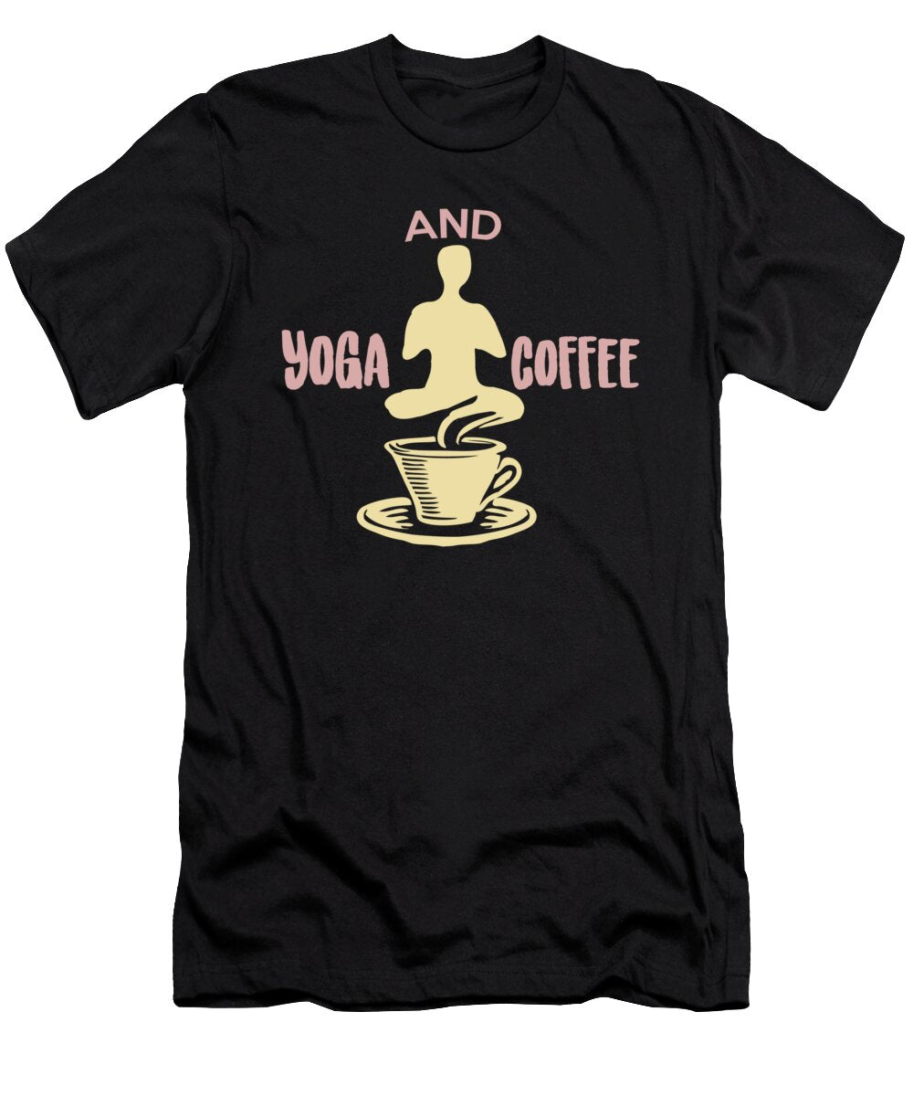 Yoga and Coffee Jacob Zelazny T-Shirt