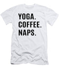 Yoga Coffee Naps Jacob Zelazny T-Shirt