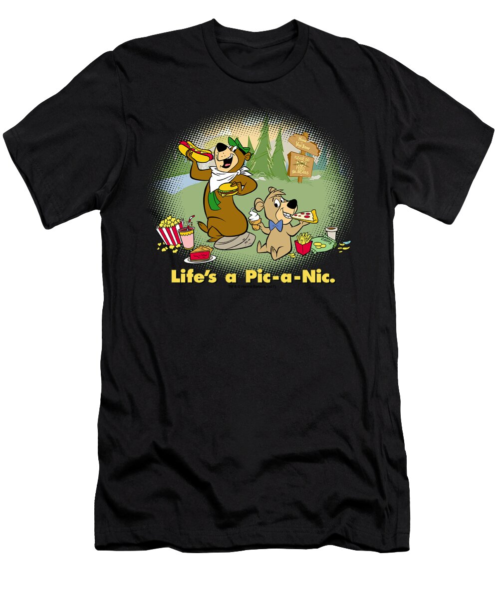 Yogi Bear Lifes a Pic a Nic Brand a T-Shirt