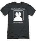 You Wont Find Me on Facebook Geeky Mario Balo T-Shirt