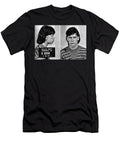Young Steven Tyler Mug Shot 1963 Pencil Photograph Black and White Tony Rubino T-Shirt