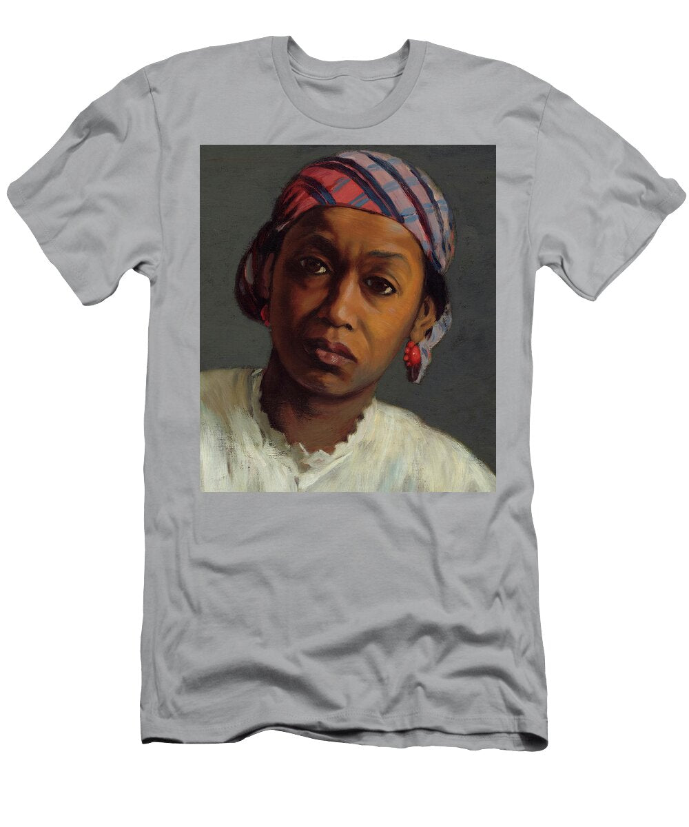 Young Woman Frederic Bazille T-Shirt