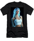 Young Woman with Blue Hair Matthias Hauser T-Shirt