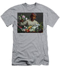 Young Woman with Peonies 1870 Frederic Bazille T-Shirt