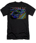 Z 51 Mid Engine Corvette Neon Line Abstract Bill Swartwout T-Shirt