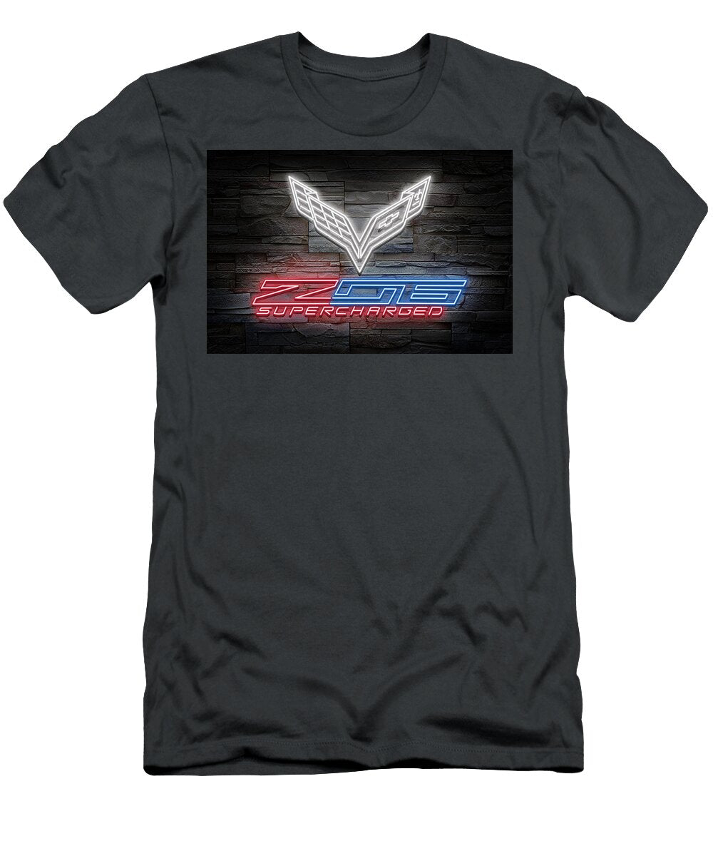 Z06 Neon on Brick Ricky Barnard T-Shirt