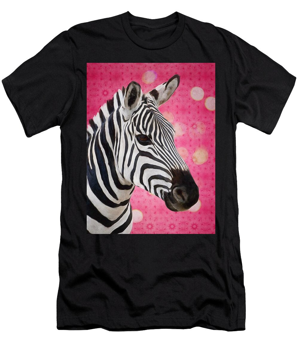 Zebra in Pink Zelda Tessadori T-Shirt