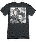 Zelda and F Scott Fitzgerald Ink Portrait 3 Fabrizio Cassetta T-Shirt