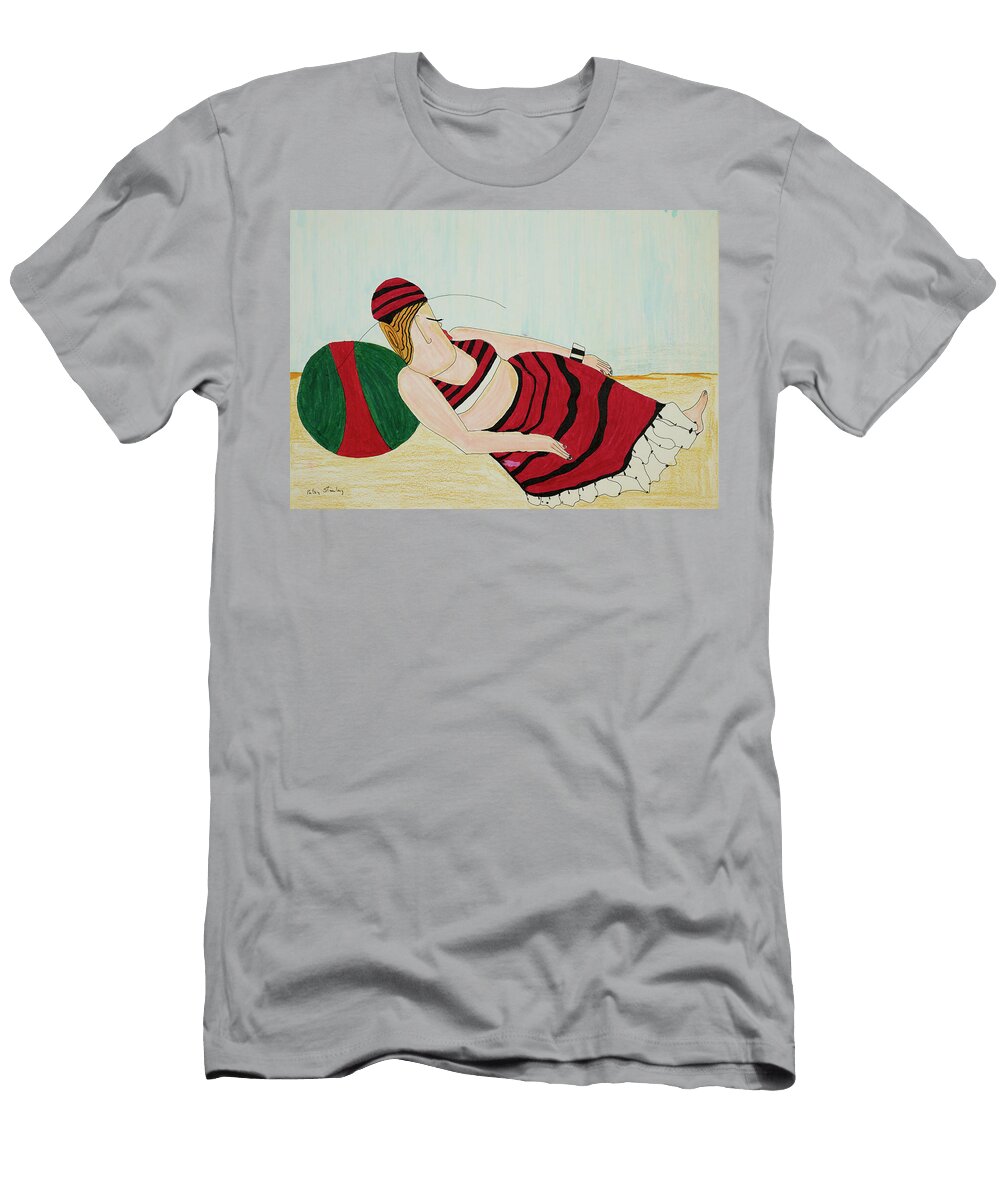 Zelda At the Beach Patsy Stanley T-Shirt