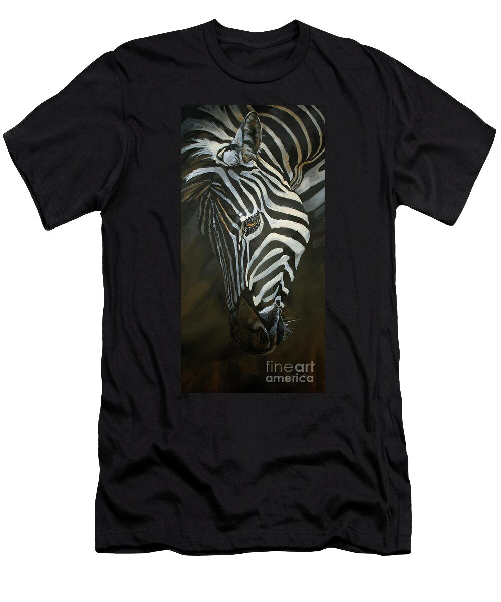 Zelda Zebra Painting Annie Troe T-Shirt