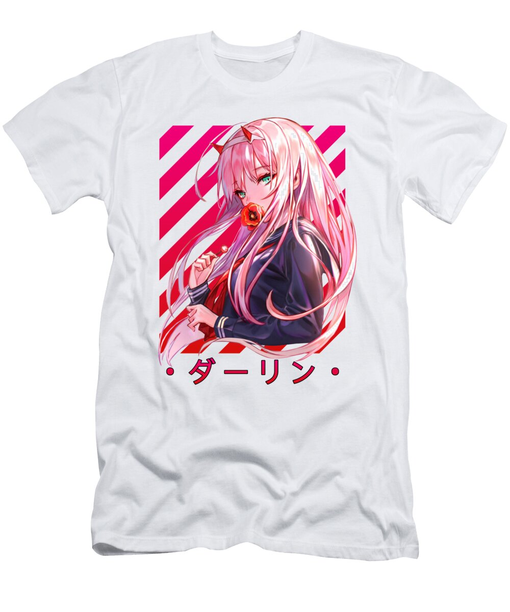 Zero Two From Darling in the Franxx Elizabeth C Henry T-Shirt