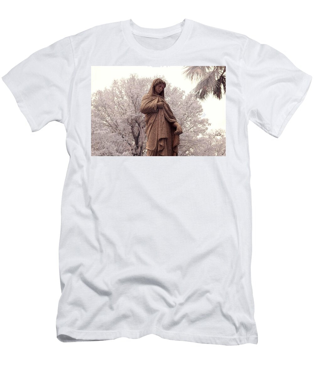 Ziba King Memorial Statue Front View Florida USA Near Infrared Se Sally Rockefeller T-Shirt