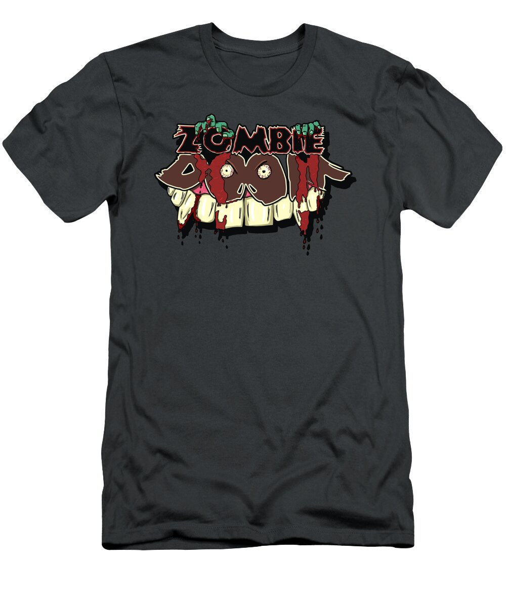 Zombie Doom Logo Hudson River T-Shirt
