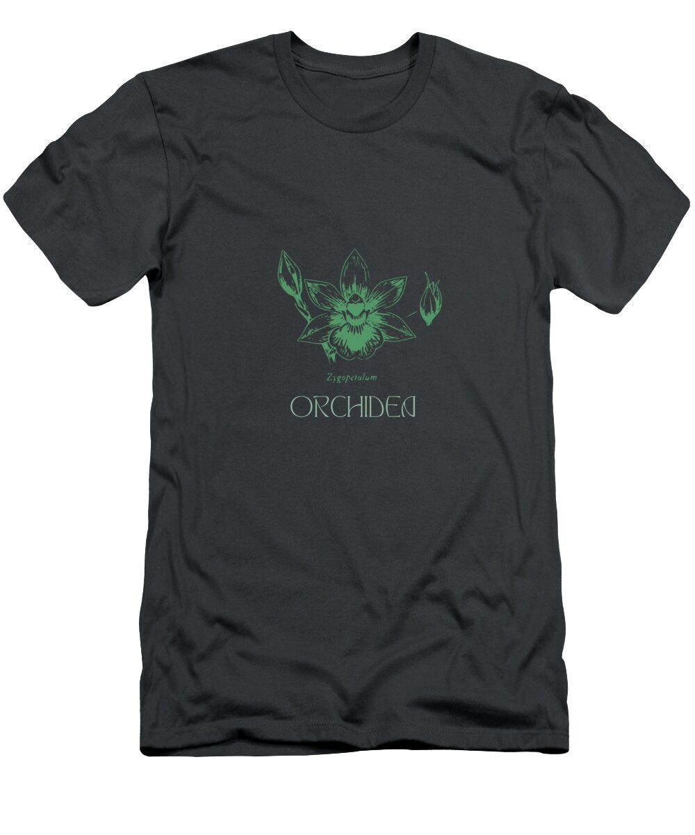 Zygopetalum Orchids Design Remida Art Studio T-Shirt