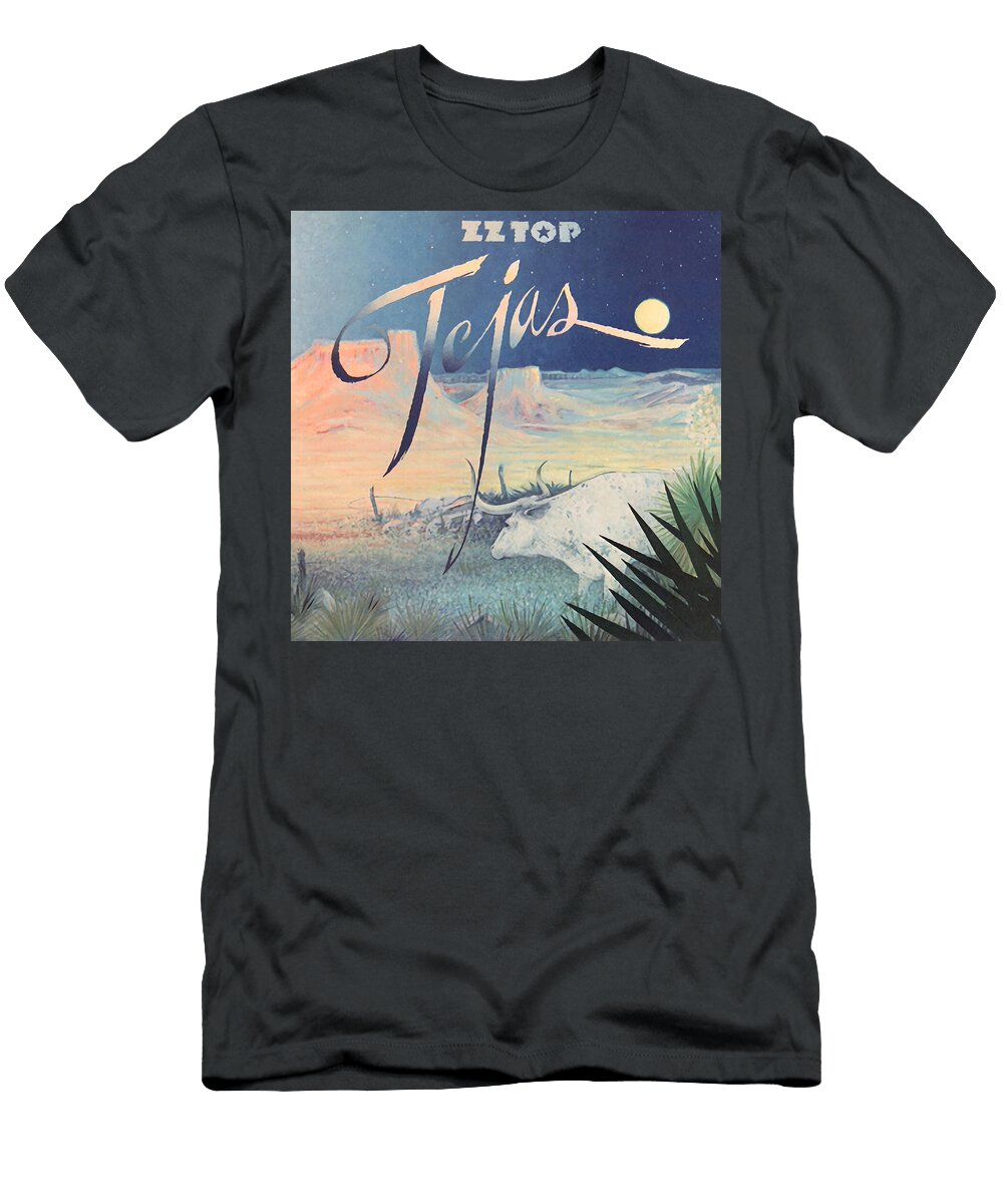 Zz Top Tejas Album Cover 1976 Robert Banach T-Shirt